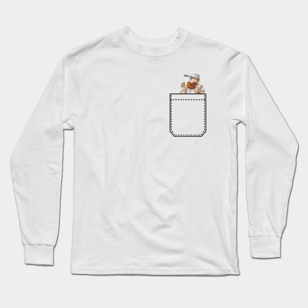 crazy dave in your pockets Long Sleeve T-Shirt by corbinbacksunday